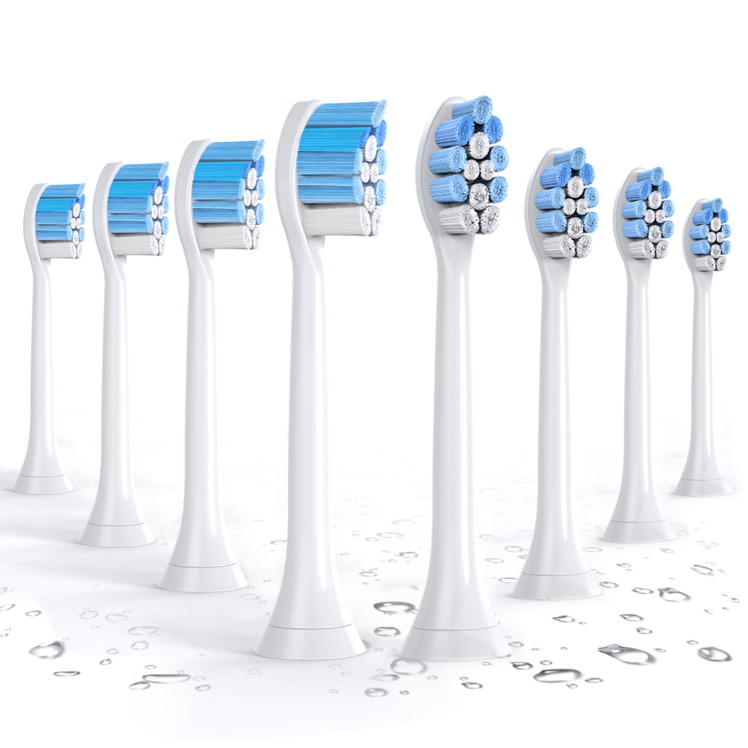 Replacement Toothbrush Heads, 8 Pack Compatible with Sonicare Brush